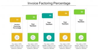 Invoice factoring percentage ppt powerpoint presentation ideas tips cpb