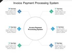 Invoice payment processing system ppt powerpoint presentation summary icons cpb