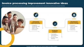 Invoice Processing Improvement Innovative Ideas