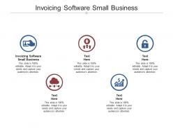 Invoicing software small business ppt powerpoint presentation pictures skills cpb