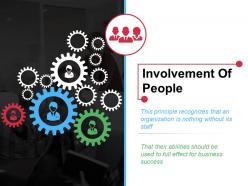Involvement of people ppt outline brochure