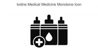Iodine Medical Medicine Monotone Icon In Powerpoint Pptx Png And Editable Eps Format