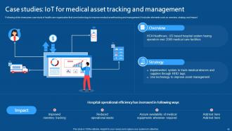IoMT Applications In Medical Industry Powerpoint Presentation Slides IoT CD V Appealing Informative