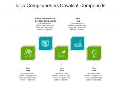 Ionic compounds vs covalent compounds ppt powerpoint presentation model file formats cpb