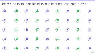 Iot and digital twin to reduce costs post covid powerpoint presentation slides