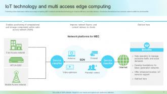 IoT And Edge Computing Devices And Technology Solutions Powerpoint Ppt Template Bundles IoT MM Slides Content Ready