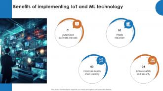 IoT And Machine Learning Benefits Of Implementing IoT And Ml Technology IoT SS