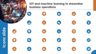 IoT And Machine Learning To Streamline Business Operations Powerpoint Presentation Slides IoT CD Good Visual