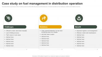 IoT Applications In Oil And Gas Case Study On Fuel Management In Distribution Operation IoT SS