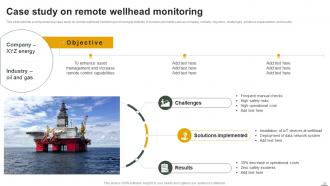 IoT Applications In Oil And Gas Industry To Enhance Safety Powerpoint Presentation Slides IoT CD Customizable Aesthatic
