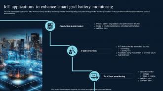 IoT Applications To Enhance Smart Grid Battery Comprehensive Guide On IoT Enabled IoT SS