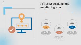 Iot Asset Tracking And Monitoring Icon