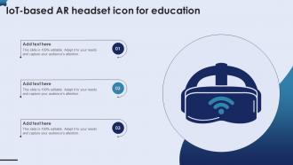 IoT Based AR Headset Icon For Education