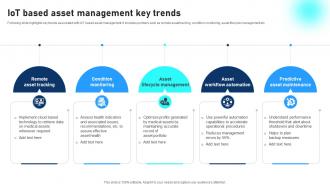 IoT Based Asset Management Key Trends Comprehensive Guide To Networks IoT SS