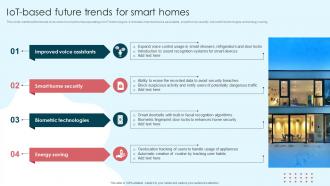 Iot Based Future Trends For Smart Homes