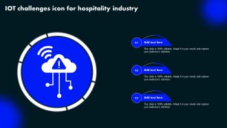 IOT Challenges Icon For Hospitality Industry