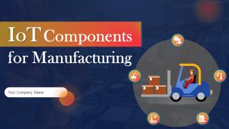 IoT Components For Manufacturing Powerpoint Presentation Slides