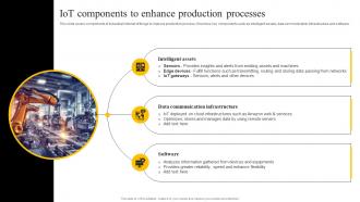 IOT Components To Enhance Production Processes Enabling Smart Production DT SS