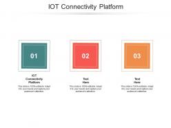 Iot connectivity platform ppt powerpoint presentation outline template cpb