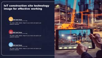 IoT Construction Site Technology Image For Effective Working