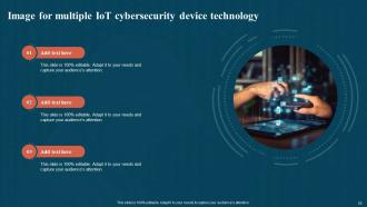 Iot Cybersecurity Powerpoint Ppt Template Bundles Customizable Adaptable
