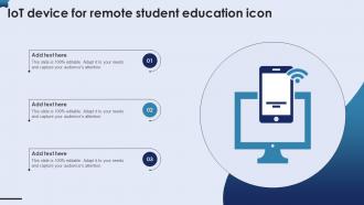 IoT Device For Remote Student Education Icon
