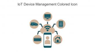 IoT Device Management Colored Icon In Powerpoint Pptx Png And Editable Eps Format