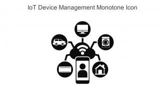 IoT Device Management Monotone Icon In Powerpoint Pptx Png And Editable Eps Format