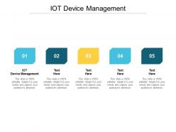 Iot device management ppt powerpoint presentation file graphics template cpb