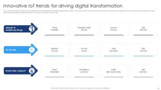 IOT Digital Transformation Powerpoint Ppt Template Bundles Aesthatic Customizable