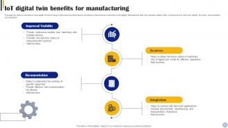 IOT Digital Twin Benefits For Manufacturing