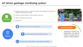 IoT Driven Garbage Monitoring System Role Of IoT In Enhancing Waste IoT SS