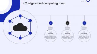 IoT Edge Cloud Computing Icon