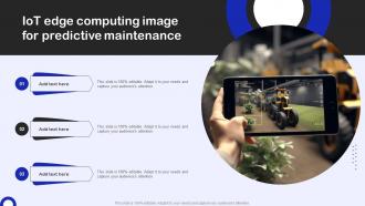 IoT Edge Computing Image For Predictive Maintenance