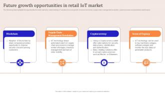 Iot Enabled Retail Market Operations Future Growth Opportunities In Retail Iot Market