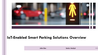 Iot Enabled Smart Parking Solutions Overview PPT Template AT