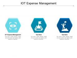 Iot expense management ppt powerpoint presentation file ideas cpb