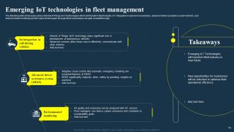 IoT Fleet Management Transforming Future Of Transportation IoT CD Powerpoint Presentation Slides Aesthatic Unique