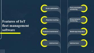 IoT Fleet Management Transforming Future Of Transportation IoT CD Powerpoint Presentation Slides Editable Content Ready