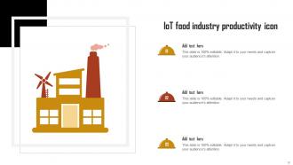 IoT Food Industry Powerpoint Ppt Template Bundles Pre-designed Images