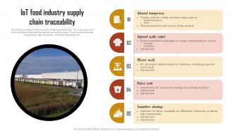 IoT Food Industry Supply Chain Traceability
