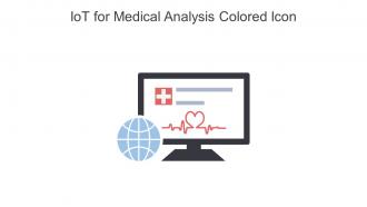 Iot For Medical Analysis Colored Icon In Powerpoint Pptx Png And Editable Eps Format