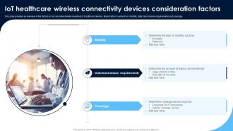 IoT Healthcare Wireless Connectivity Monitoring Patients Health Through IoT Technology IoT SS V