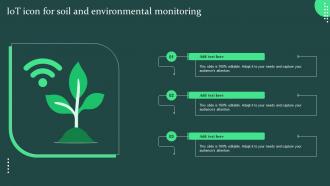 IOT Icon For Soil And Environmental Monitoring
