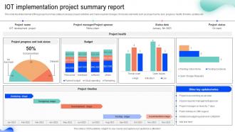IoT Implementation Project Summary Report