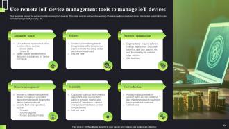 IOT In Device Management Plan Powerpoint Ppt Template Bundles Images Colorful
