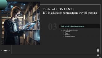 IoT In Education To Transform Way Of Learning Powerpoint Presentation Slides IoT CD Designed Adaptable