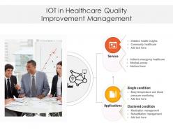 Iot in healthcare quality improvement management