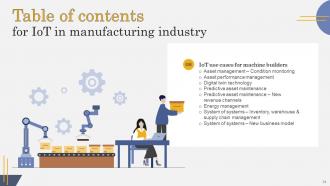 IoT In Manufacturing Industry Powerpoint Presentation Slides IoT CD V Professionally Content Ready