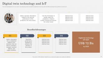IoT In Manufacturing Industry Powerpoint Presentation Slides IoT CD V Graphical Content Ready